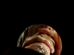 Nothing pleases horny Nikky Thorne like sucking on a dildo