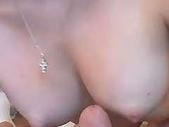 Blue eyed teen girlfriend gives a hardcore blowjob and rides cock