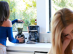 Cheating wife Ashley Adams loves to ride her neighbor's cock