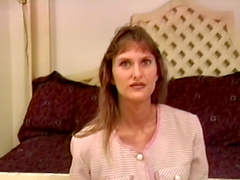 Breanna Bliss spreads her legs widely to get her wet pussy banged