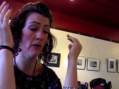 Maggie Mayhem and another girl enjoy playing with a vibrator