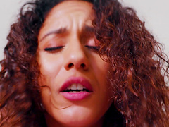 Liv Revamped rides a hard shaft like her life depends on it