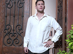 Brunette girl Gina Valentina likes it when a neighbor bangs her