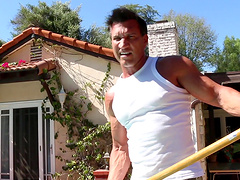 Havana Ginger finally agrees to satisfy his long monster cock