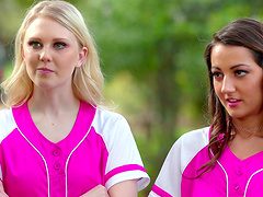 Three lesbian best friends decide to make a 3-way and love it