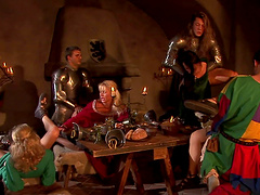 Horny Kathy Anderson and other girls like to bang together