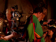 Horny Kathy Anderson and other girls like to bang together