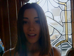 Pleasing lovely Aria Lee is easy with a big load of dick