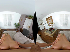 Kinky chick Candice Dare agrees to ride a hard dick in POV