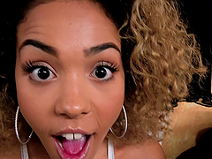 Crazy fucking in the back room of the store with Xianna Hill