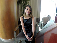 Sweet girl Jasmine Grey gets her cunt filled with a fat dick