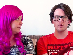 Redhead sweetie Donna Austin sucks a long dick better than anyone