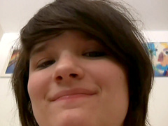 Amateur girlfriend gets her pussy rammed hard in POV