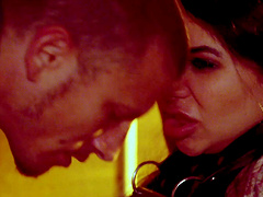 Brunette sweetie Missy Martinez takes care of a delicious boner