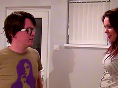 MILF Bella Star sucks her partners dick and receives a cumshot