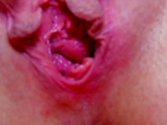 Close up POV cowgirl ride and cum in mouth for horny babe