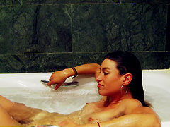 Busty teen babe Julia Roca fucked by a masked man and swallows cum