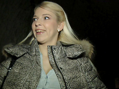 Busty blonde babe Karol Orchid fucked hard missionary style