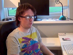 Tattooed amateur mature blonde Isabella Winters swallows a cum shot