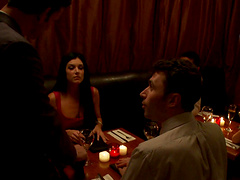 High class group sex with Lorelei Lee and India Summer swallowing cum