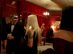 Kinky hardcore group sex party with India Summer and Skylar Price