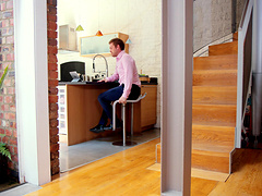 Long haired teen brunette Luna Rival found herself a big dick