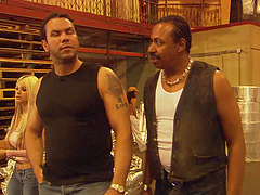 Ebony MILF babe Tanya Dewgood gets a hard pussy fuck