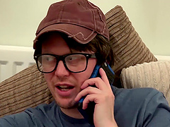 Brunette babe Devon Breeze gives a blowjob and receives a huge load