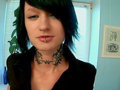 Kinky Nova Black fingers her pussy and toys her ass