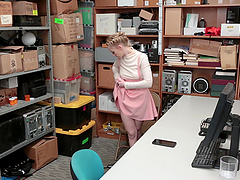 Cute blonde teen Athena Rayne forced to fuck and swallow cum