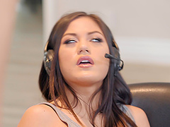 Lesbian gamer teen couple Kendra Spade and Gia Derza