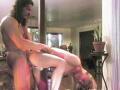 Gorgeous blonde MILF pornstar has her holes filled with cock