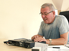 Teen seductress Tyna Gold sucks and rides an old man's cock