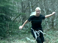 Extreme hardcore painful bondage for blonde MILF London River