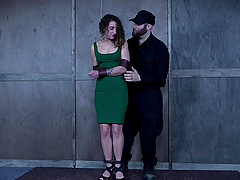 Pussy and ass poking during torture session for sweet Dakota Marr