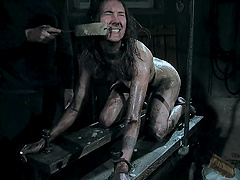 Nasty slut Sierra Cirque gets tied up and tortured hard by a pervert