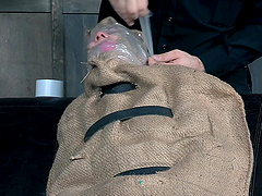 Nasty perv tied up his slutty girlfriend Bonnie Day and she loves it