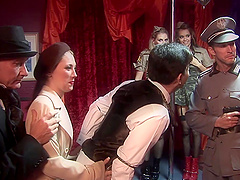 Costumed hardcore orgy with slutty Briana Love and her friends