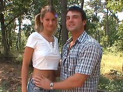 Avril sucks a big prick before taking it in her tight asshole