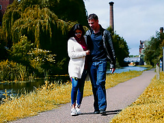 Latina whore Julia De Lucia rides a big dick for a cumshot