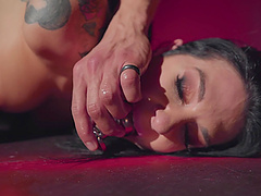 Joanna Angel adores hardcore fuck with her boyfriend on the floor