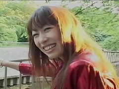 Public pussy and tits flashing session with Japanese Mirai Yasuoka