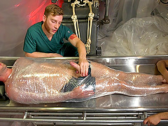 Gay dude gets his whole body licked by a nasty pervert. HD video