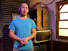 Gay torture session between one slave and two dominant guys