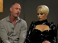 Dirty submissive hubby loves getting fucked by dominant Helena Locke