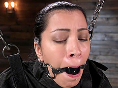 Kinky torture session with hot ass and tits cutie Cassandra Cain