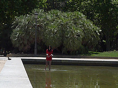 Slut Lilyan Red loves being tied up and fucked in public. HD