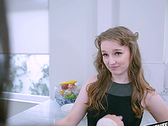 Hot ass Brooklyn Gray rides her BF next to Cleo Clementine doing the same