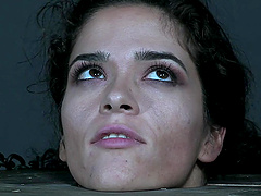 Brutall torture session with attractive brunette Victoria Voxxx