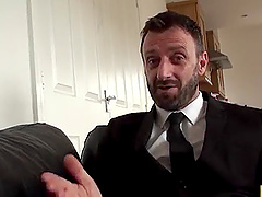 Rough throat and pussy fuck for an amateur brunette vixen